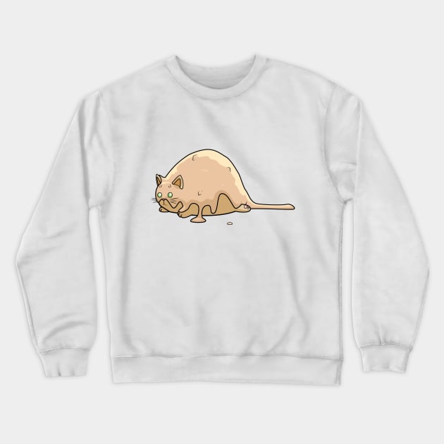 Biscuit and Gravy Cat Crewneck Sweatshirt by smoorestudios